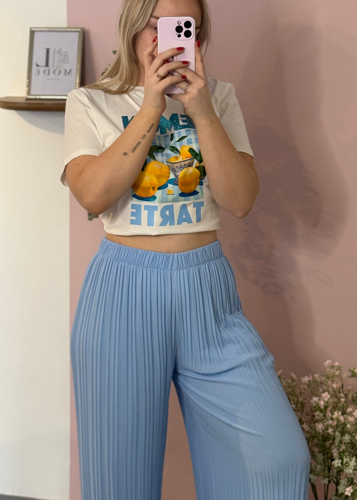 Pantalon Léo - Bleu ciel