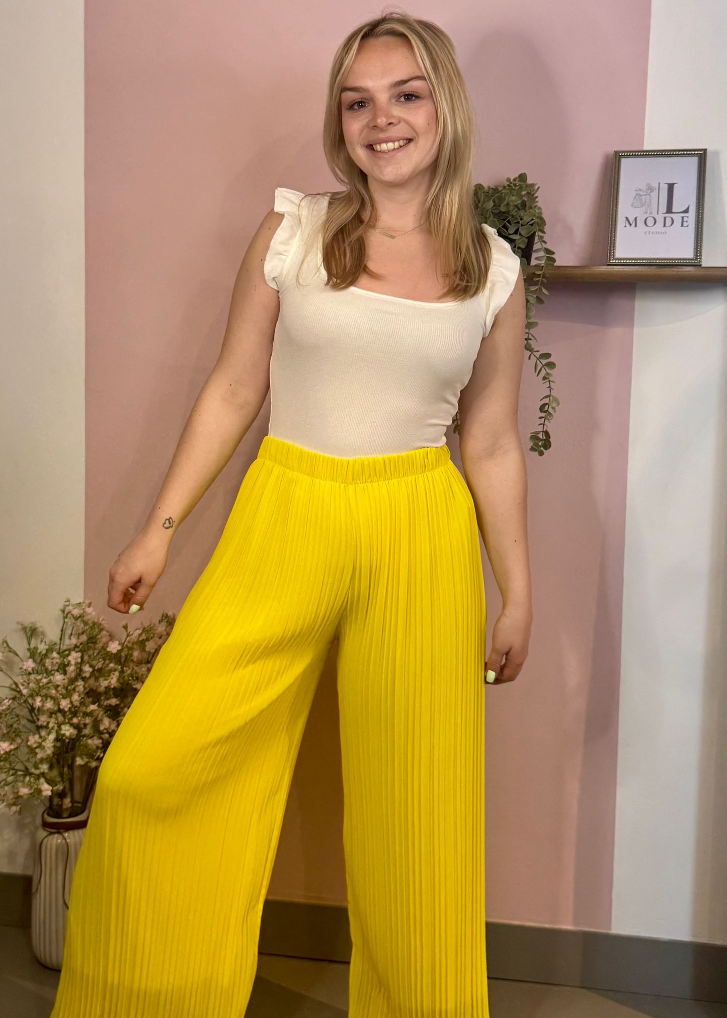 Pantalon Léo - Jaune